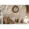 Boho Raffia Macramé Muurdecoratie - Raffia Wit Naturel - Boho wanddecoratie
